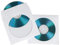 Hama CD-Papierhüllen weiß, 50 Stück/Packung, weiße 1disques Case optische Disks (weiß, 50 Stück/Packung, 1 Blöcke, weißes Papier)