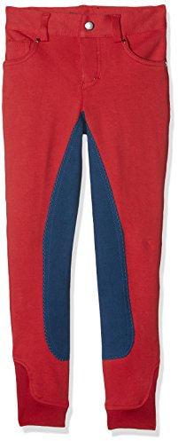 HKM 7130 Reithose Bibi&Tina, Mädchen Mädchenreithose, 3/4 Alosbesatz, 128