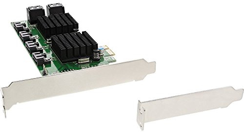 InLine 76617G gränssnittskort, 8x SATA 6 GB/s, med 8x SATA, PCIe 2.0 (PCI-Express)