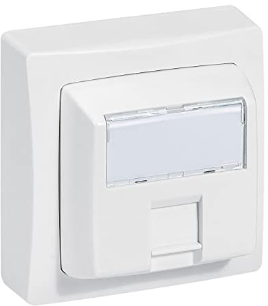 Legrand - Prise RJ 45 multimédia catégorie5e FTP Appareillage Saillie - Blanc