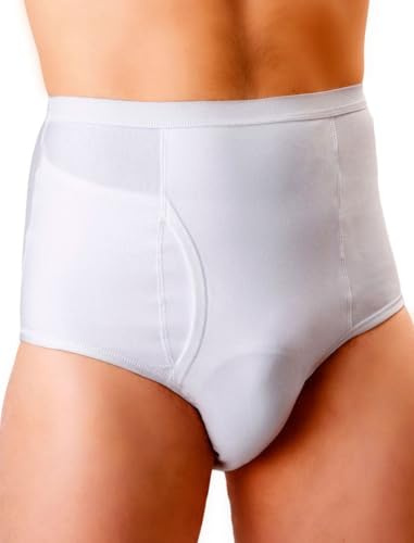 Slip Homme Stomisée/SLIP DE MAINTIEN DE POCHE POUR STOMIE Art.556 ORIONE Taille 7º 101-105 cm.