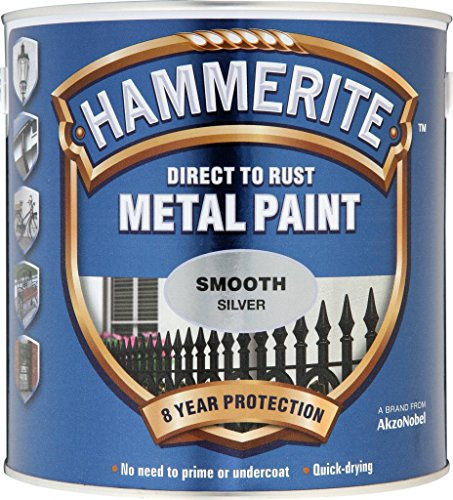 Hammerite 2,5 Liter Metallschutzlack glänzend silber …