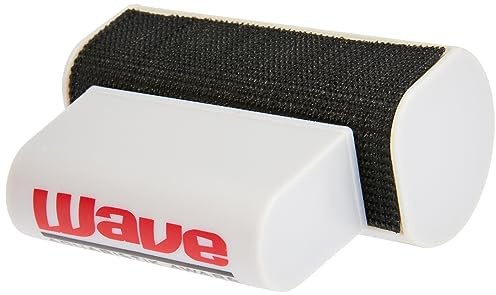 Amtra Wave Magnet Round Corner - Raclette Coudée pour Nettoyer Les Aquariums avec Verre Arrondi, Brosse Grattoir Arrondie pour Aquariums avec Aimant, 6 x 5 x 3 cm