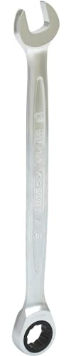 KS Tools 503.4210-E Clé mixte à cliquet CHROMEplus, 10 mm, 72 dents, sur support