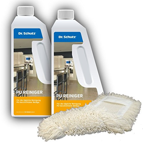 Dr. Schutz 2X PU Reiniger (750 ml) inkl. Wischmopp