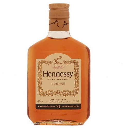 Hennessy VS Cognac 20cl Bottle x 2 Pack