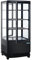 Polar C-Series 180W Food Drink Display Fridge 86 Litre | Black | Curved Glas Door | 3 Sturdy Adjustable Shelves | Energy Rating C | R600a | DP288