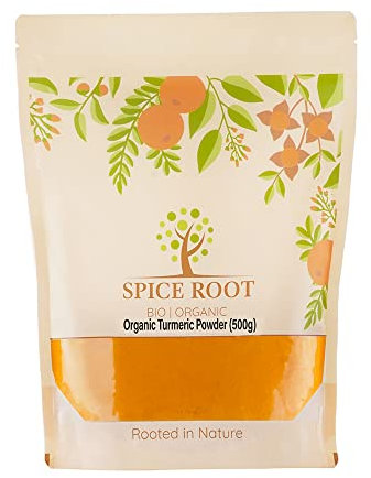 Bio Kurkuma Pulver 500g (Bio Turmeric Powder) - Premium Qualität, Kontrolliert Biologische | Superfood | Vegan | Gut für die Immunität