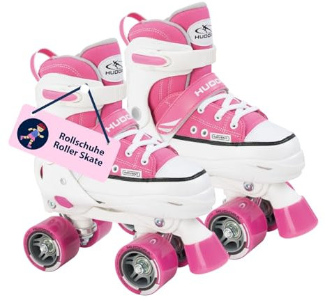 Hudora Kinder Rollschuhe Roller Skate, Pink, 39