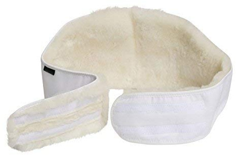 Lamb Skin - Kidney Belt Lambskin-Warmer Kidney Warmer Back Warmer S - 3XL - White, M