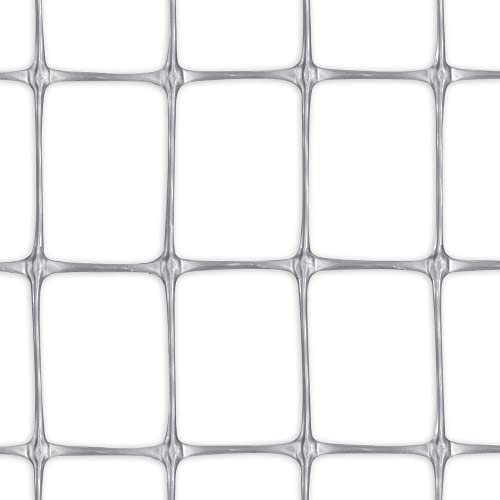 8 ft 1A130307 Millennium Mesh Fence similar Metal/Plastic-Silver