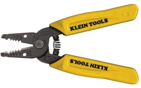 Klein Tools 11048 Dual Wire Stripper Cutter for Solid Wire, Made in USA