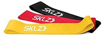 SKLZ Mini Bands, Jaune-Rouge-Noir, Taille unique