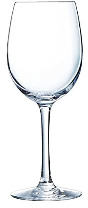 Chef&Sommelier - Lot de 6 Verres à Pied Cabernet Tulipe en Cristallin - Verres de Dégustation Sobres et Élégants - Résistance Hors Norme - Transparence Absolue - Verres à Vins de 35 cl