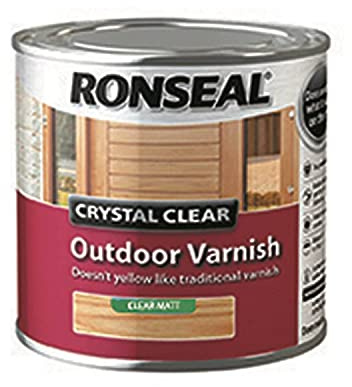 Ronseal Crystal Clear Outdoor Varnish Matt 250ml