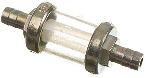 Benzinfilter (Kraftstofffilter) 8mm massive Metallausführung (Leitungsfilter) Simson+MZ ETZ & TS