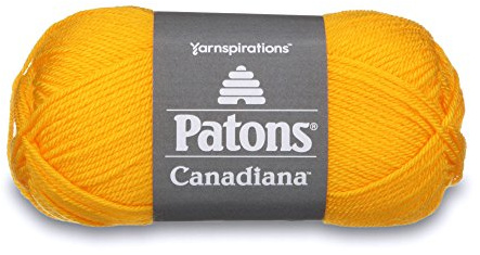 Spinrite Patons Canadiana Yarn - Solids, Tweet Yellow