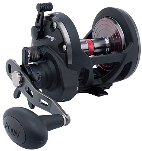 PENN Warfare Star Drag Conventional Nearshore/Offshore Fishing Reel, HT-100 Star Drag, Max of 15lb | 6.8kg, Made with Corrosion-Resistant Graphite Frame