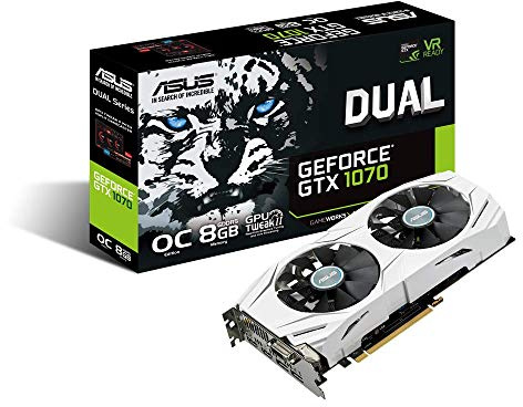 ASUS GTX1070-O8G Carte Graphique Nvidia GeForce GTX 1070 1797 MHz 8 Go PCI Express x16 3.0