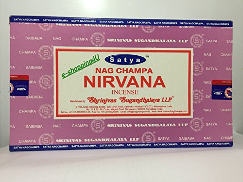 Satya Nag Champa (NIRVANA) rökelsepinnar 12 pack 15 g