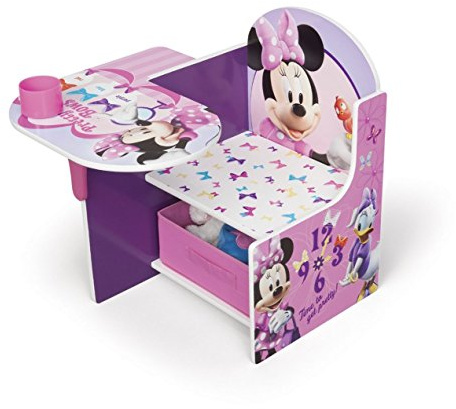 Delta Children Chair Desk With Storage Bin, Disney Minnie Mouse
