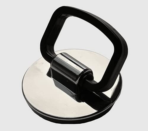 Taps2Traps Bath OR Kitchen Sink Chrome Effect Plastic Plug with Easy Grip Handle 44mm Diameter