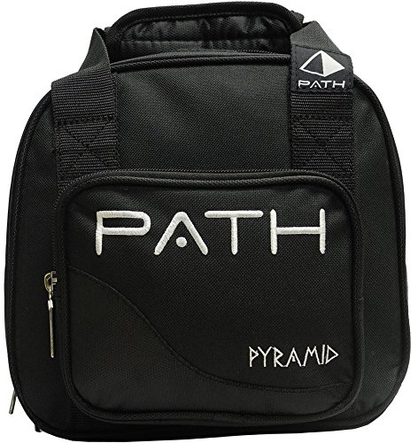 Pyramid Path Plus One Spare Tote Bowling Bag (Black/Black)
