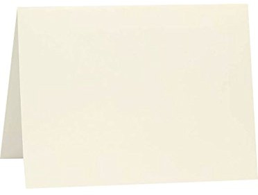LUXPaper A2 Folded Cards | 4 1/4 x 5 1/2 | Natural | 80lb. Cover | 250 Qty