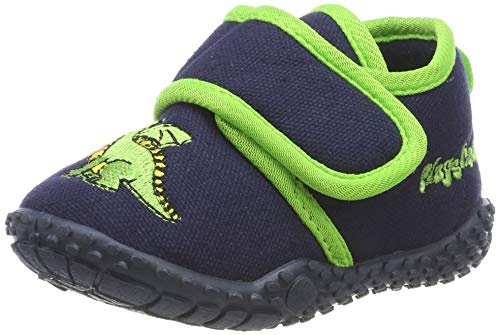 Playshoes Hausschuhe Unisex Kinder Hausschuh, Drache, 20/21 EU