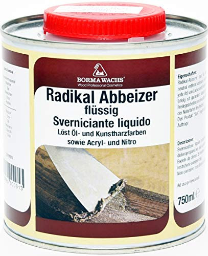 Abbeizer Kräftige Power 0,75 Liter Flüssig Lackabbeizer DMC frei Farbabbeizer