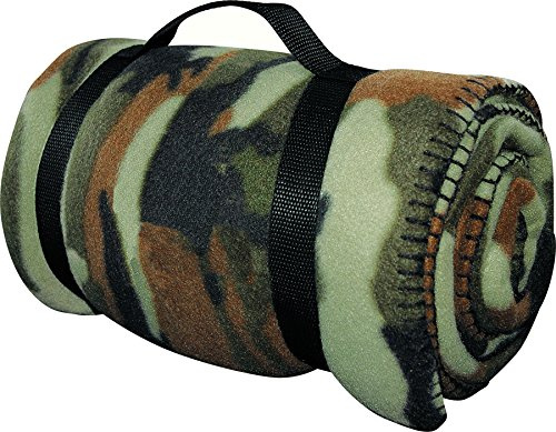 Kuschlige Flauschige Army Style Picknick Decke Outdoordecke Schlafdecke Unterlage (Woodland)