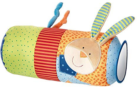 SIGIKID 40609 Krabbelrolle Hase Baby Activity PlayQ Mädchen und Jungen Babyspielzeug empfohlen ab 3 Monaten mehrfarbig