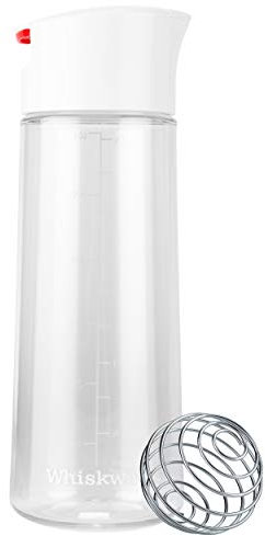 Whiskware 600021 Tritan Dressing Shaker, Plastic, White
