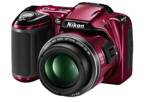 Nikon Coolpix L809 Appareil photo numérique compact 16,4 Mpix Ecran 3 Zoom optique 26x Rouge