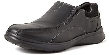 Clarks Cotrell Step, Mocassini Uomo, Nero (Nero Black Oily Lea), 41.5 EU