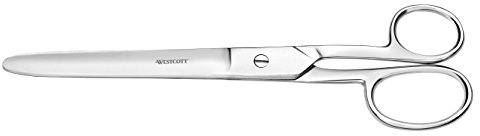 Westcott E-30882 00 Forbici completamente in acciaio Steel, punte arrotondate, 20,3 cm