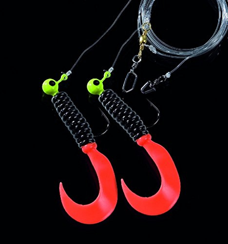 Jenzi Pilkvorfach mit 2 Schwarz Japan Rot Twistern