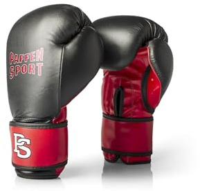 Paffen Sport Allround ECO Boxhandschuhe für das Training; schwarz/rot; 10UZ