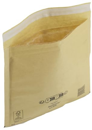 IMBALLAGGI 2000 - Buste Postali Imbottite Mail Lite Gold - 50 Pezzi 22x26 cm -Buste Imbottite per Spedizione - Buste con Pluriball Ideali per Spedire e Proteggere Oggetti