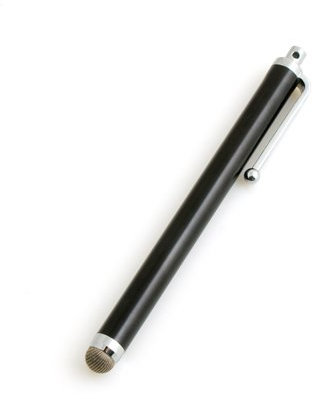 System-S Stylus Touch Pen Capacitive Screen Stylus Tip Textile Fibre Black Input Pen for Smartphone Tablet PC Touchscreen Mobile PDA