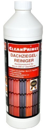 Tile Cleaner 1000ml 1 Litro Musgo verdete techo excrementos de pájaros quitar Eliminación ladrillo cleanprince limpiar limpieza Tejas Limpiador techador para
