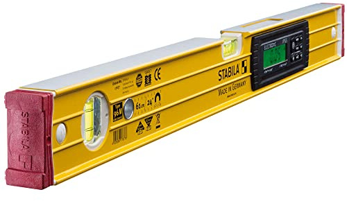 Stabila 36520 24-Inch Electronic Magnetic Dust and Waterproof IP65 TECH Level with Case