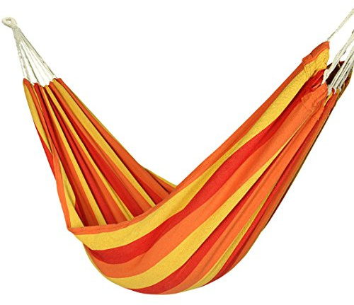 10T Balasso XL Hängematte 1 Mann Tuchhängematte 100% Baumwolle 220x110 inkl. Befestigung