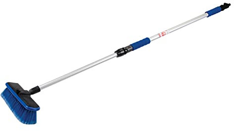 Silverline - Brosse de lavage auto télescopique 1,07 - 1,76 m (719788), Argent