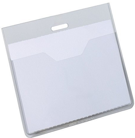 Durable Namensschild mit offener Tasche, 90 x 60 mm, 20 Stück; Packungsinhalt: 20 Stück