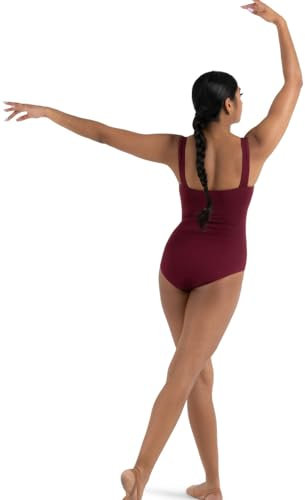 Capezio Damen Klassischer Prinzessinnen-tanktrikot mit Quetschvorne Trikot, Burgundy, M
