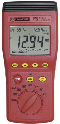 Beha-Amprobe Amprobe 3454416 93530-D Isolationsmessgeraet 100 V, 250 V, 500 V, 1000V 1 MA„¦