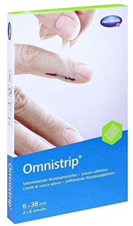 OMNISTRIP Wundnahtstreifen 6x38 mm 2 St Pflaster