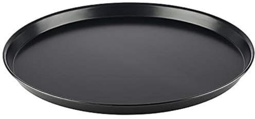APS Bandeja para pizza redonda Ø 50/48,4 x 2,5 cm - bandeja para pizza de chapa azul, sin revestimiento, de larga duración, para hornear pizza profesionalmente