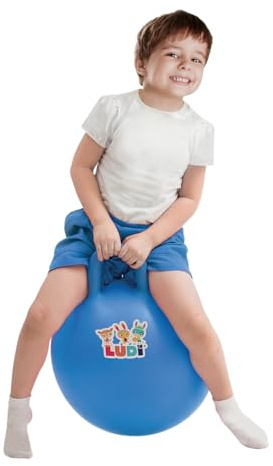 Ludi 2781 - Pallone Salto, 45, cm Blu